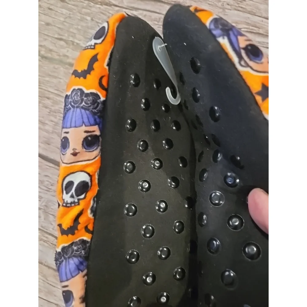 LOL Surprise Fuzzy Babba Halloween Slipper Socks with Grippers NWT Sz 13-4 (24)